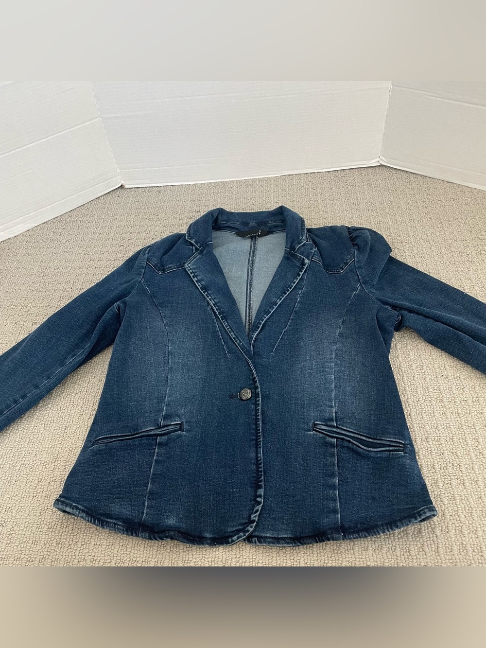 Women’s denim blazer